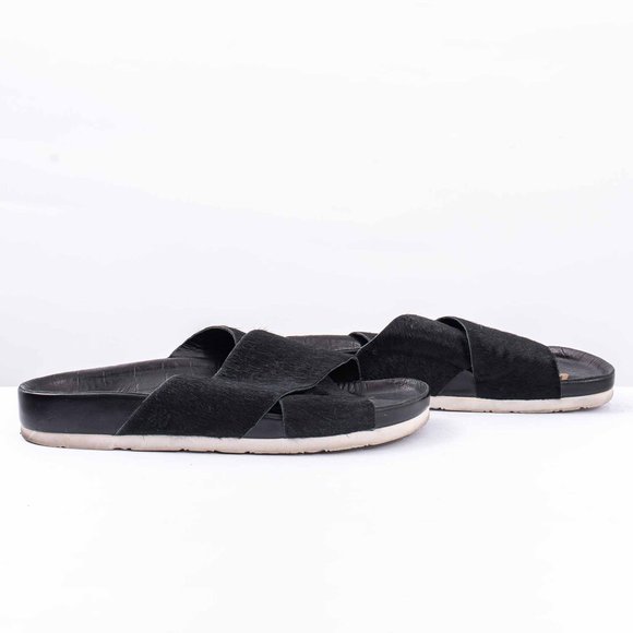 Sam Edelman Adora Calf Hair Slide Sandal - Picture 2 of 4